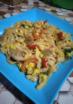 Foto resep Kwetiau campur2