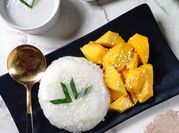 Gambar mango sticky rice