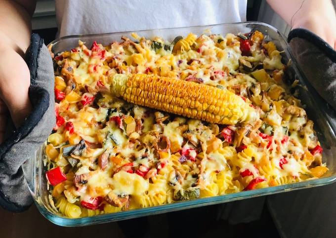 Gesunder Nudel-Gemüse-Auflauf Rezept von _saurino - Cookpad