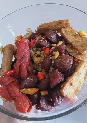 Foto resep Tumis Bakso Telur Orak-Arik