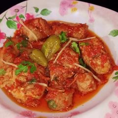 A picture of Shinwari karahi.