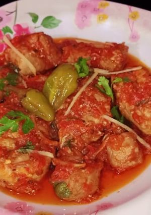 A picture of Shinwari karahi.