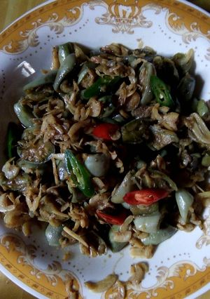 Foto resep Oseng terong udang papai #udang kering khas banjar