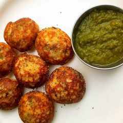 A picture of Stuffed Appe Recipe|Sooji Appam Recipe Stuffed With PotatoMasala.
