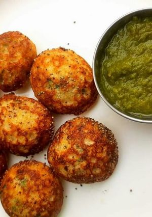 A picture of Stuffed Appe Recipe|Sooji Appam Recipe Stuffed With PotatoMasala.