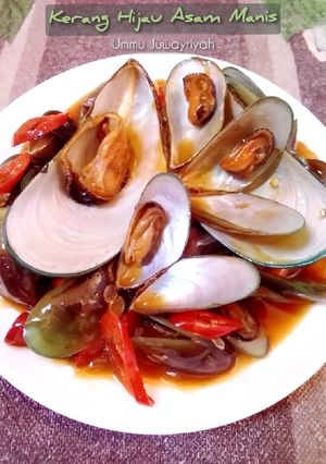 Foto resep Kerang Hijau Asam Manis