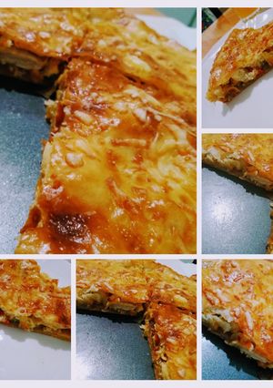 صورة لوصفة فطيرة بالدجاج من أروع الوصفات 😋😋