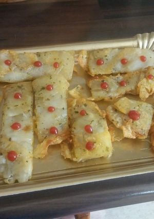 Una foto de Milhojas de patata