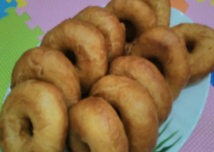 Cara Gampang Menyiapkan Donat madu empuk (tanpa kentang) ala NCC yang Bikin Ngiler