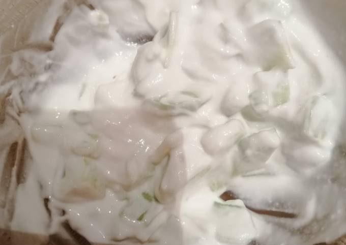 Steps to Prepare Ultimate Tarator salad without garlic 🥗