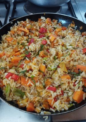 Una foto de Arroz jardín