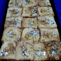 A picture of Caramel Shahi Tukday.