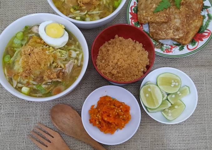 Resep gampang membuat 294. Soto Lamongan dijamin spesial