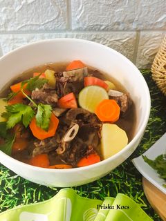 Foto resep Sup Tulang Iga dan Daging Presto