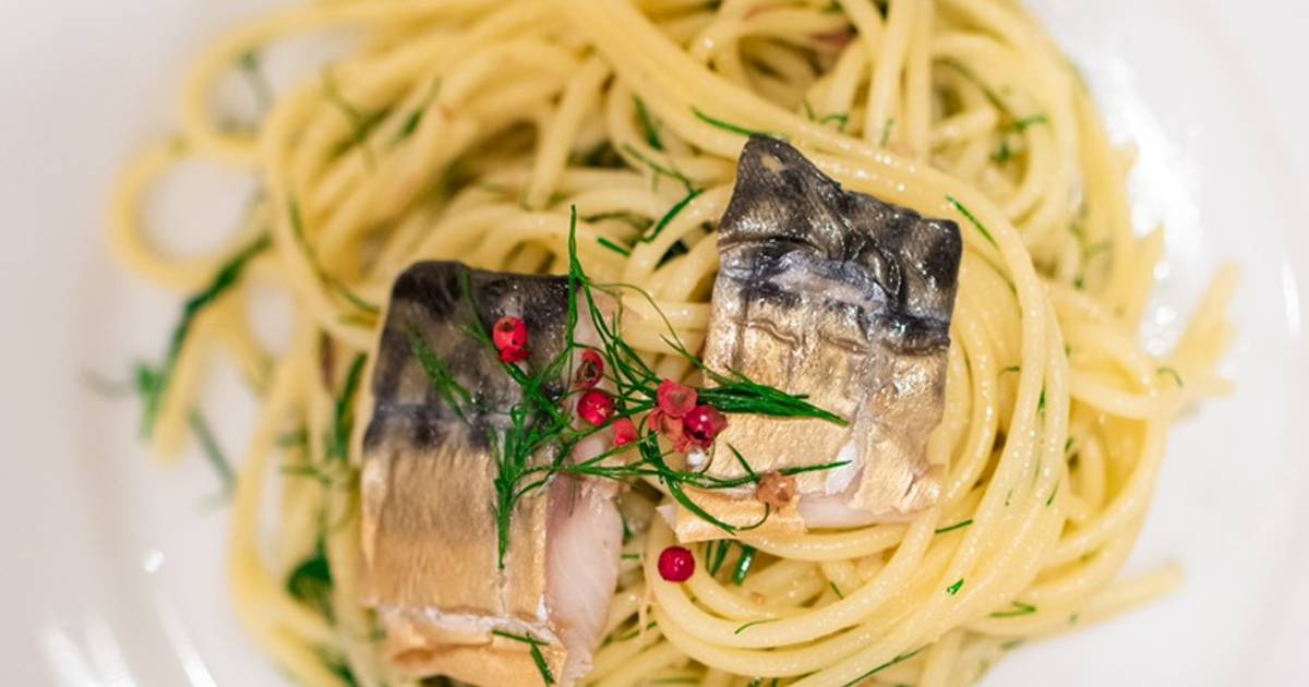 Mackerel and dill pasta Recipe by Hurry - Cookpad