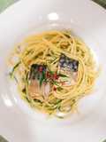 Mackerel and dill pasta