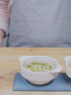 A picture of Cream of Mushroom Soup with Hazelnuts.
