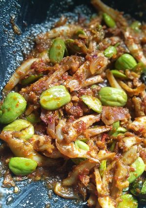 Foto resep Sambel Teri Pete (Bumbu Ulek)