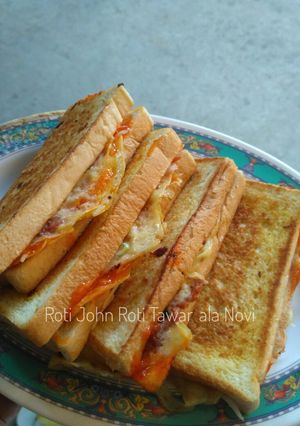 Foto resep Roti John (Roti Tawar)