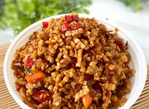 Foto resep Tempe orek kering bumbu iris praktis - enak