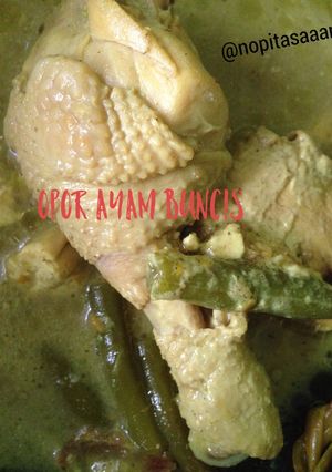 Foto resep Opor Ayam Buncis
