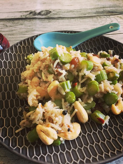 Une photo de Biryani aux Asperges vertes