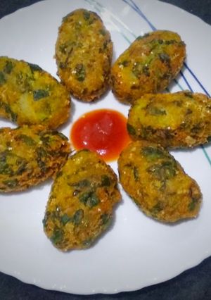 A picture of Spinach Cheese Bullets.
