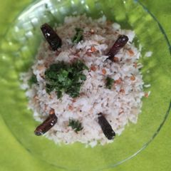 A picture of South Indian Coconut Rice.