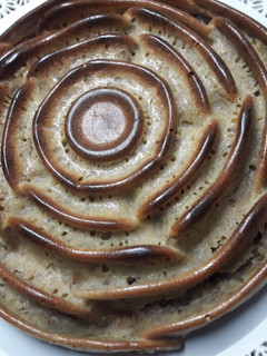 Una foto de Budín de banana, miel y coco saludable