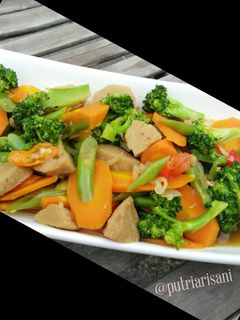 Foto resep Tumis baso brokoli