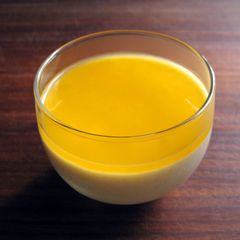 A picture of Carrot & Yoghurt Mousse.