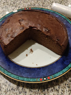 Una foto de Bizcocho KETO de avellana y chocolate