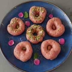 A picture of Gajar Halwa Donuts for Christmas Feast.