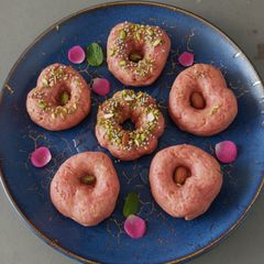Gajar Halwa Donuts for Christmas Feast A picture of Gajar Halwa Donuts for Christmas Feast.