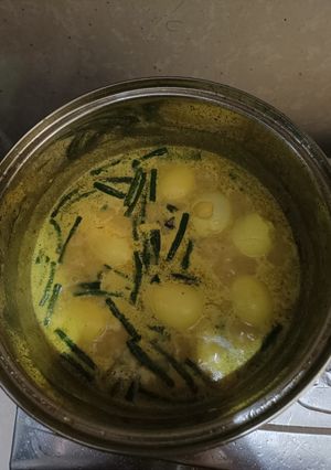Foto resep 26. Gulai telur bumbu kuning praktis