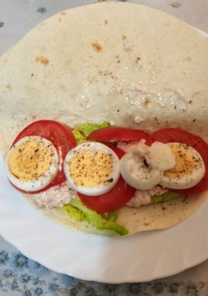 Foto principal de Wraps de atún y huevo duro
