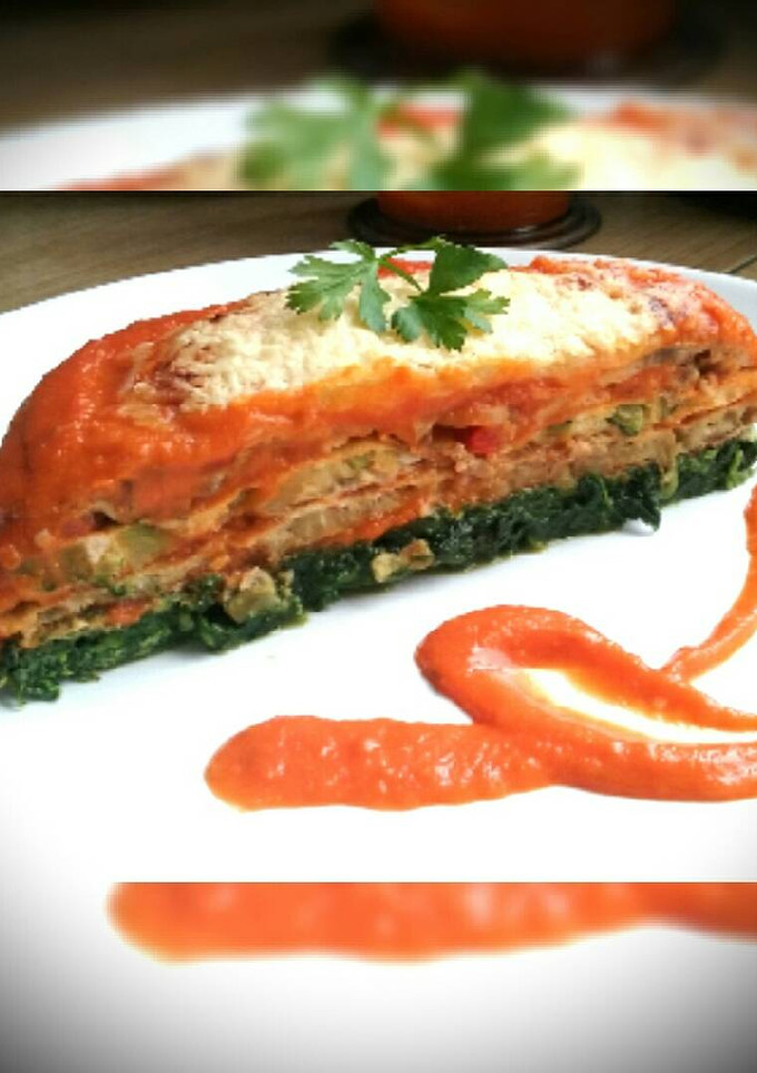 Una foto de Pastel de tortillas