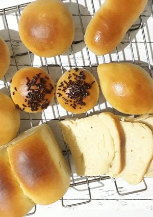Foto resep Eggless bread