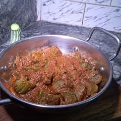 A picture of Snake gourd sabji.