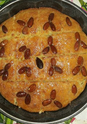 صورة لوصفة بسبوسه طعم 😋😋😋😋