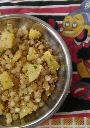 A picture of Sabudana Khichdi.