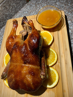 Una foto de Pato a la Naranja con salsa de Naranja a la Grand Marnier