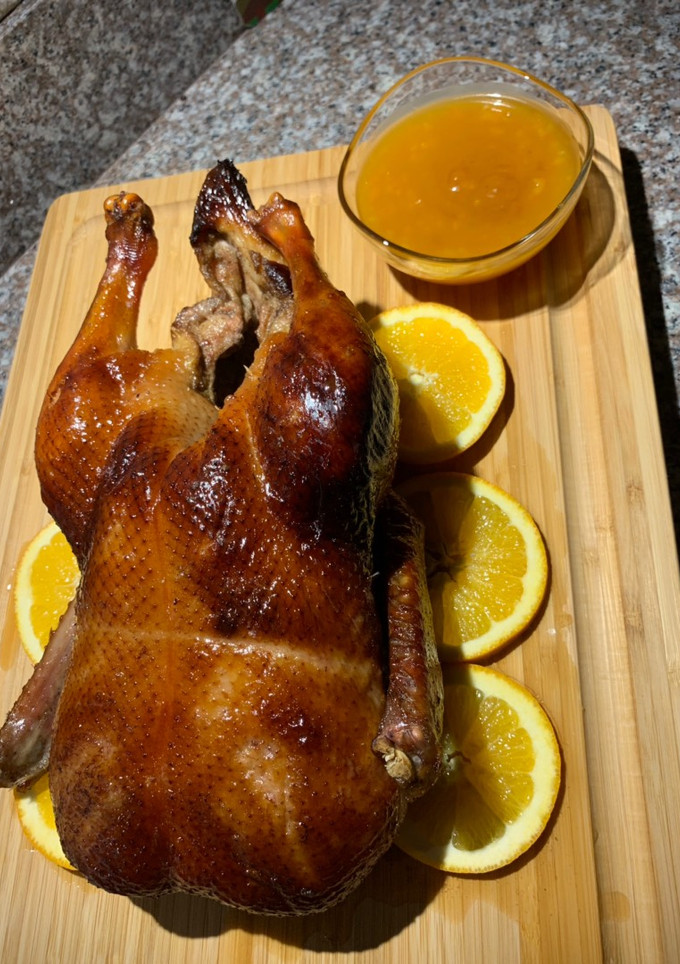 Una foto de Pato a la Naranja con salsa de Naranja a la Grand Marnier