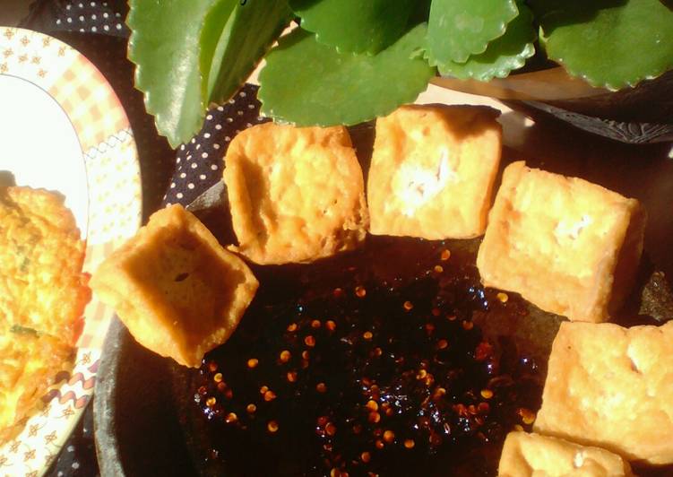 Resep Tahu goreng sambal bawang kecap(bs u/ tahu telur), Enak Banget