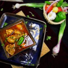 Chicken Aloo ka Salan A picture of Chicken Aloo ka Salan.