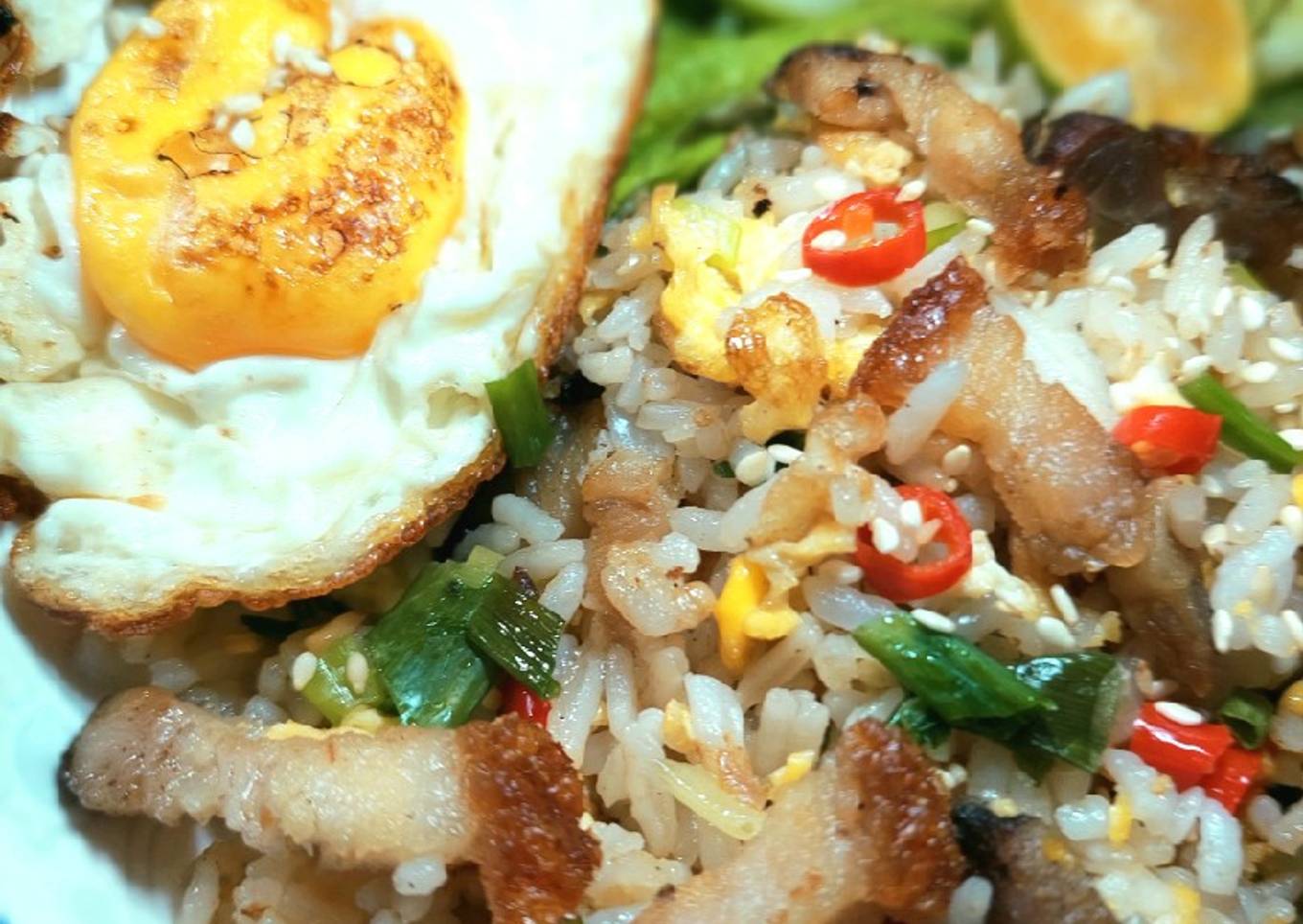 Pork Belly Fried Rice (320)