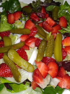 Una foto de Ensalada con fresas