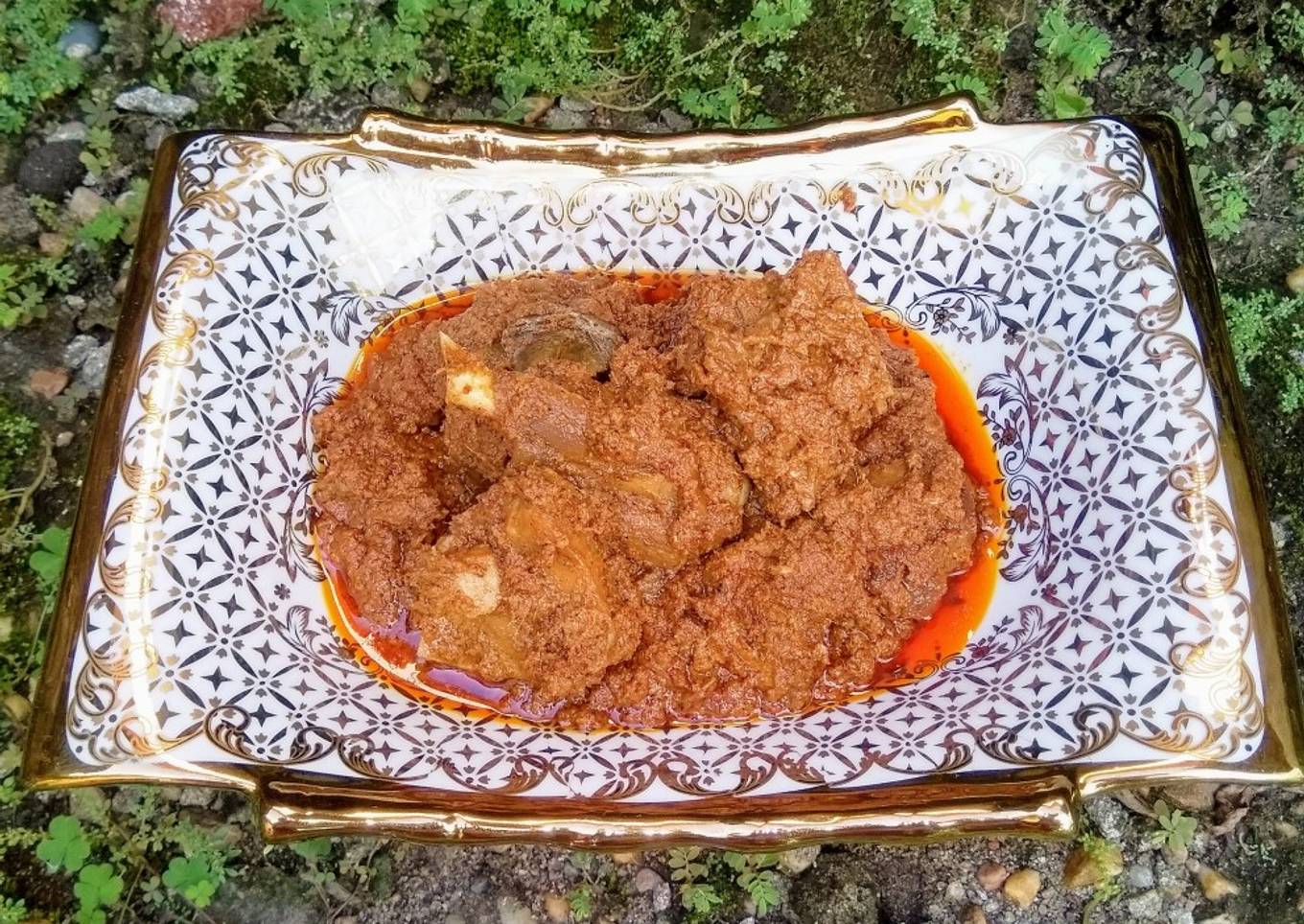 Rendang Ayam Kampung Empuk Enak