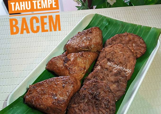 Cara Membuat Tahu tempe bacem Anti Gagal