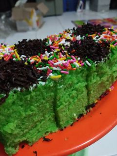Foto resep Brownies kukus pandan